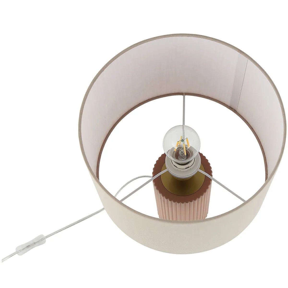 Lampa stołowa Tokio beżowa 1xE27 - obrazek 6