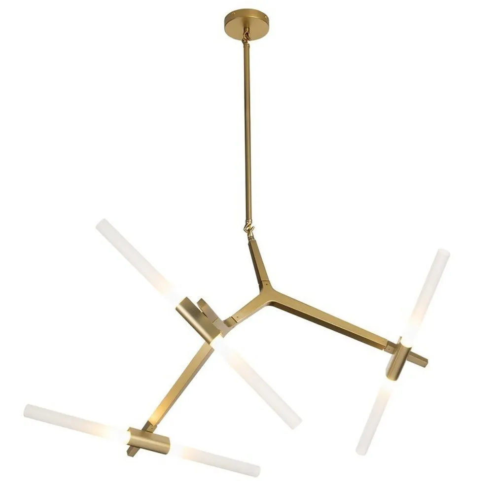 Lampa wisząca STICKS-6 złota - obrazek 2