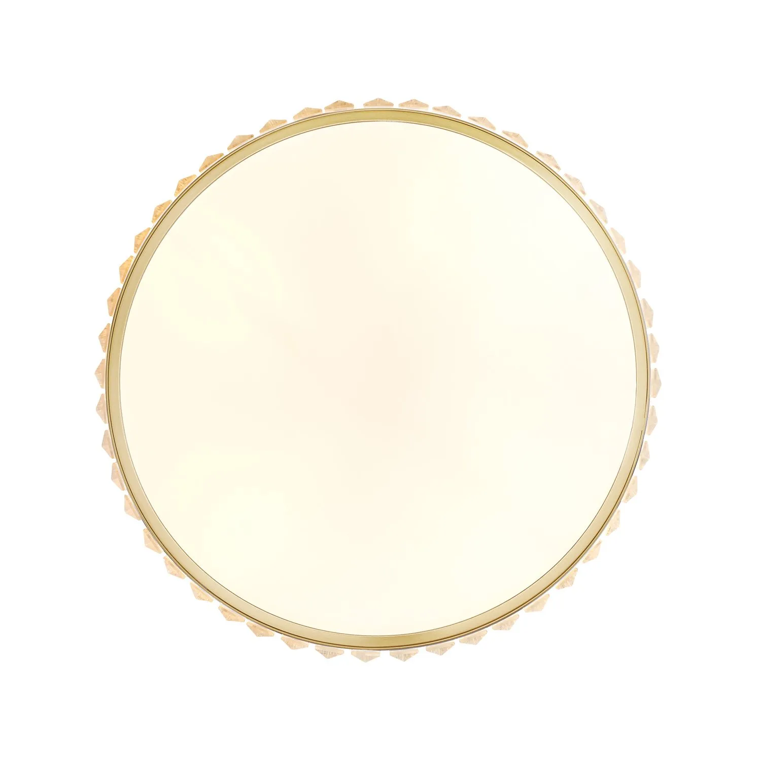 Plafon sufitowy glamour MAGIA 40 cm - złoty szczotkowany, kryształy K9 - obrazek 14