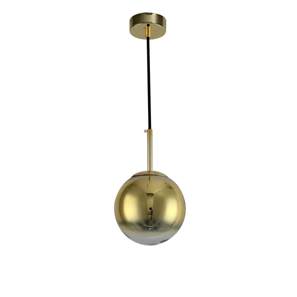 Lampa wisząca Palla złota 1xE14