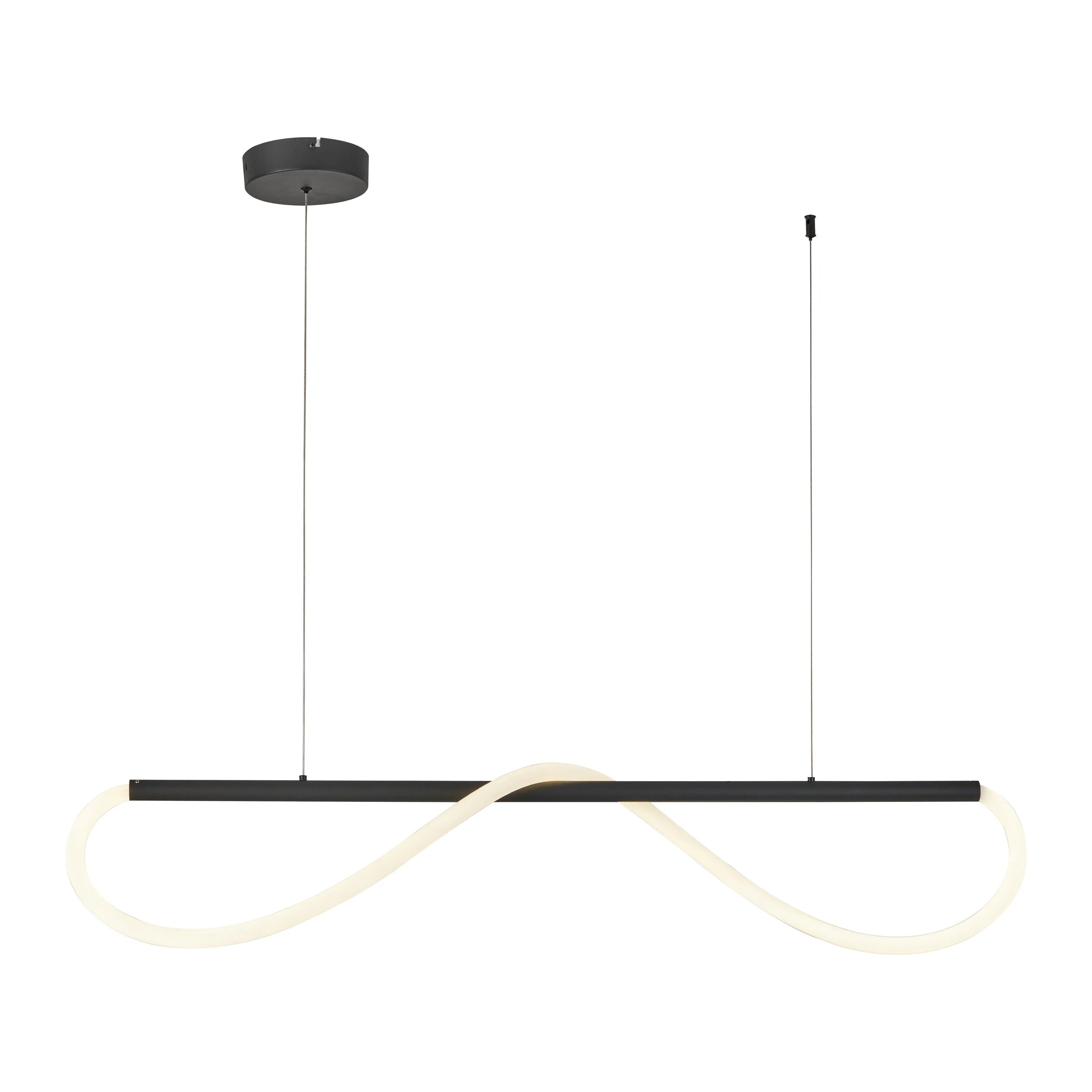 Lampa wisząca Meleca S czarna LED CCT - obrazek 2