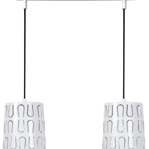 VISTA LAMPA WISZĄCA 2X60W E27 BIAŁY