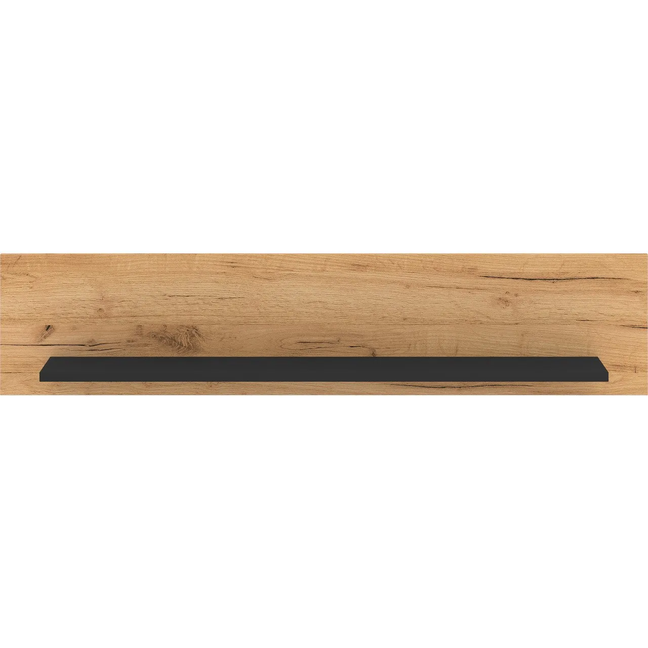 Półka URSA 12 dąb craft złoty + czarny - obrazek 2