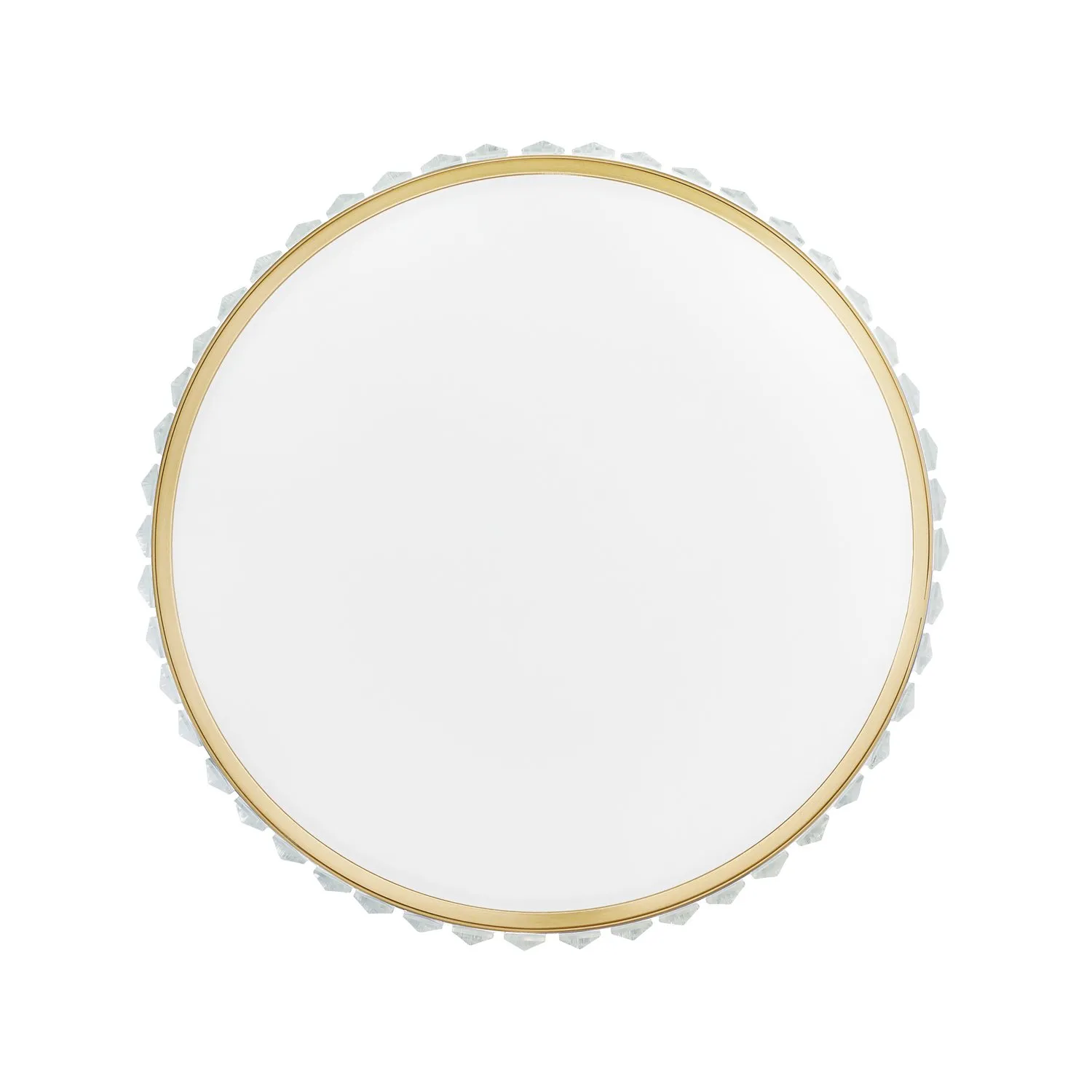 Plafon sufitowy glamour MAGIA 40 cm - złoty szczotkowany, kryształy K9 - obrazek 13