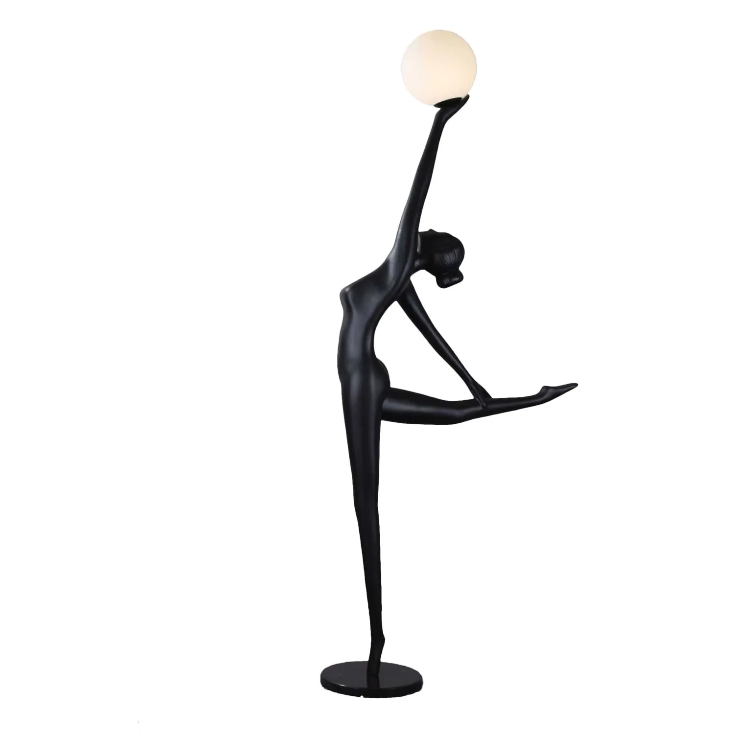 Lampa podłogowa WOMAN BALLERINA czarna 215 cm - obrazek 6