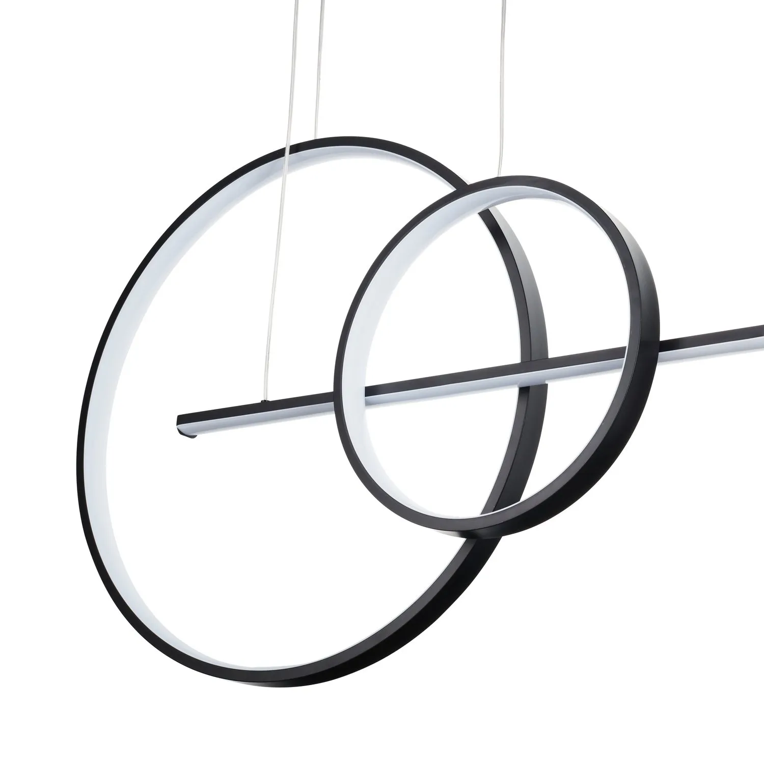 Lampa wisząca NEW AGE LED 120 cm - oprawa sufitowa czarna - obrazek 11
