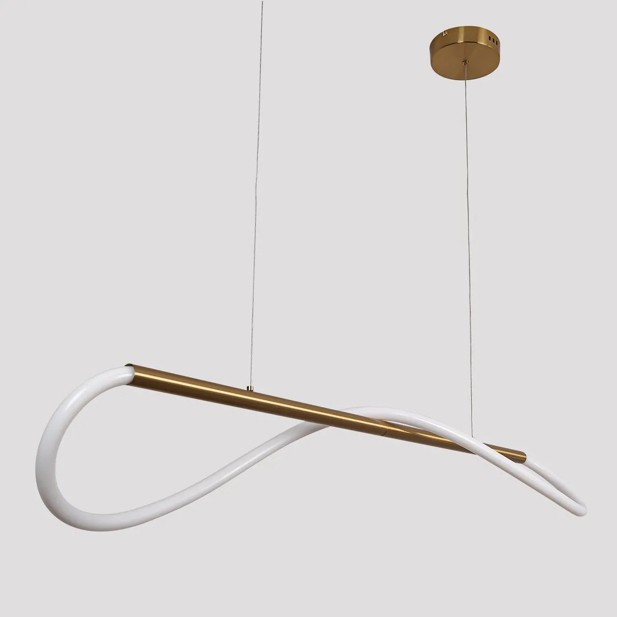 Lampa wisząca Meleca S złota LED CCT - obrazek 3