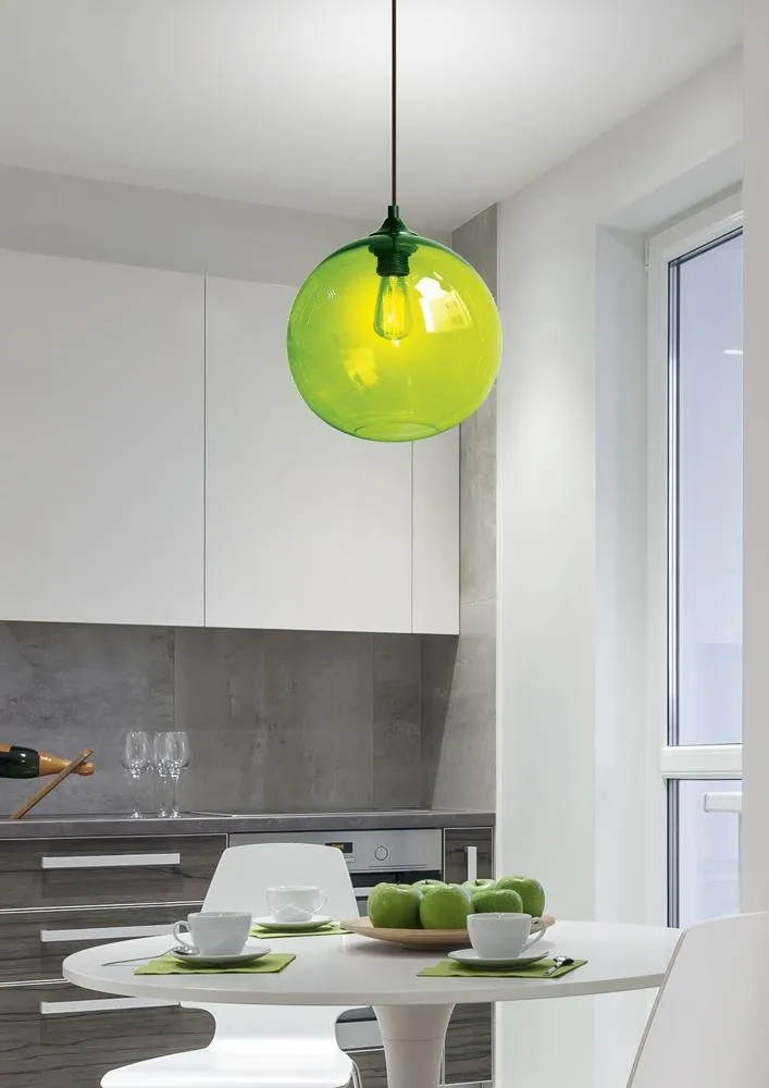 LAMPA WISZĄCA EDISON 25 1X60W E27 ZIELONY - obrazek 2