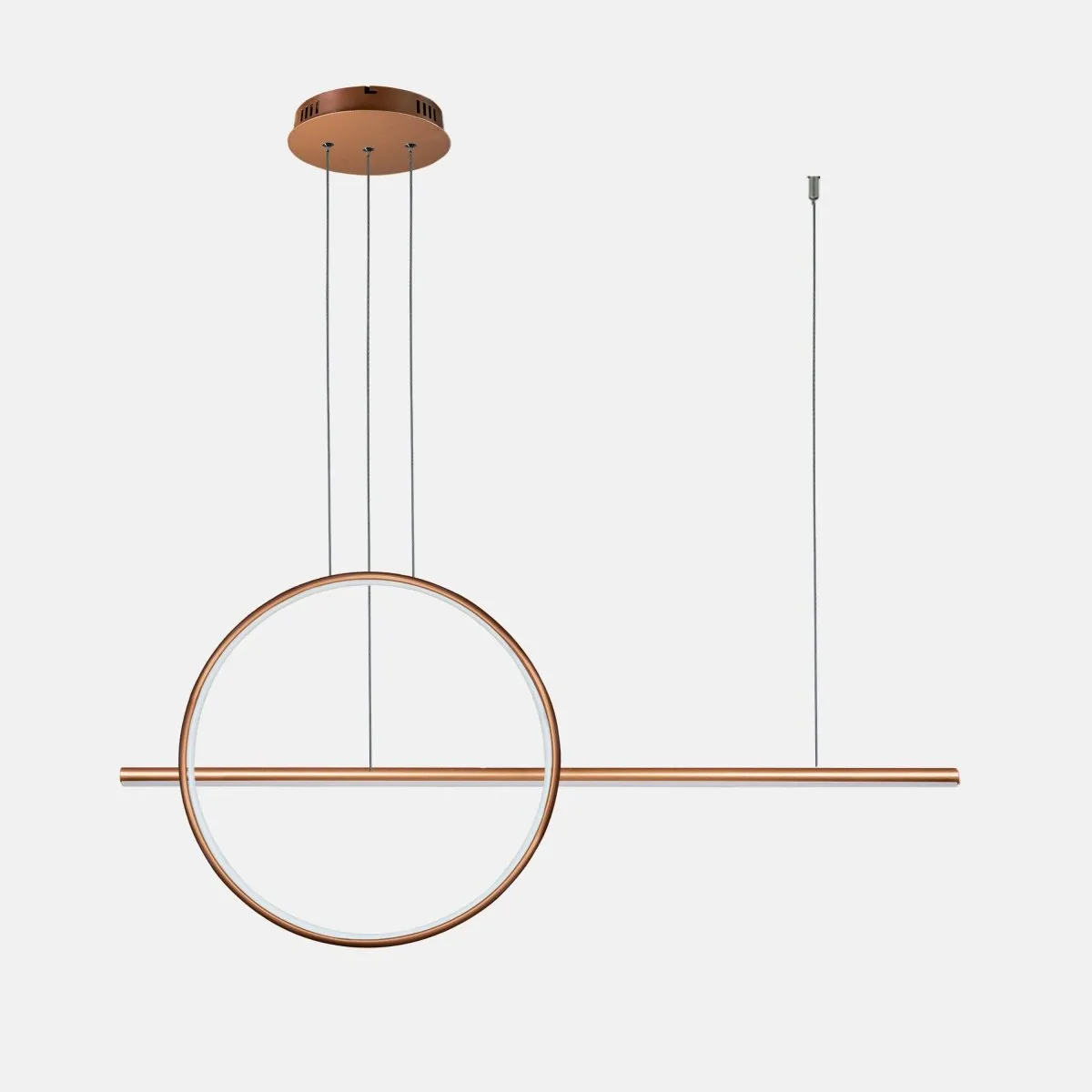Lampa wisząca Linea 100 No.2 40cm 4k miedziana