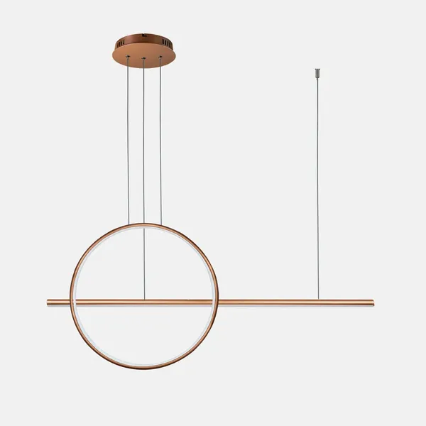 Lampa wisząca Linea 100 No.2 40cm 4k miedziana