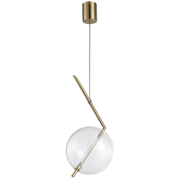Lampa wisząca AMORE LED, 24 cm, złota