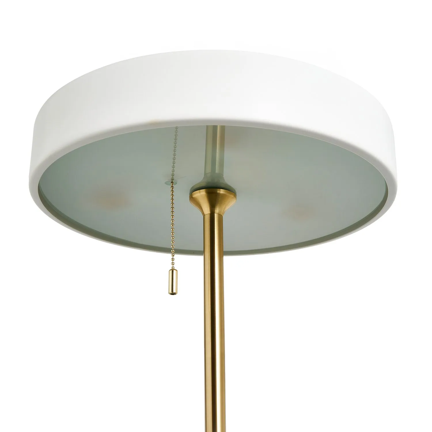 Lampa podłogowa ARTDECO 150 cm - biało - złota nowoczesna - obrazek 5