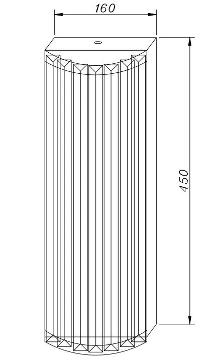 Lampa ścienna EXELLENT kryształowa złota 45 cm - obrazek 10