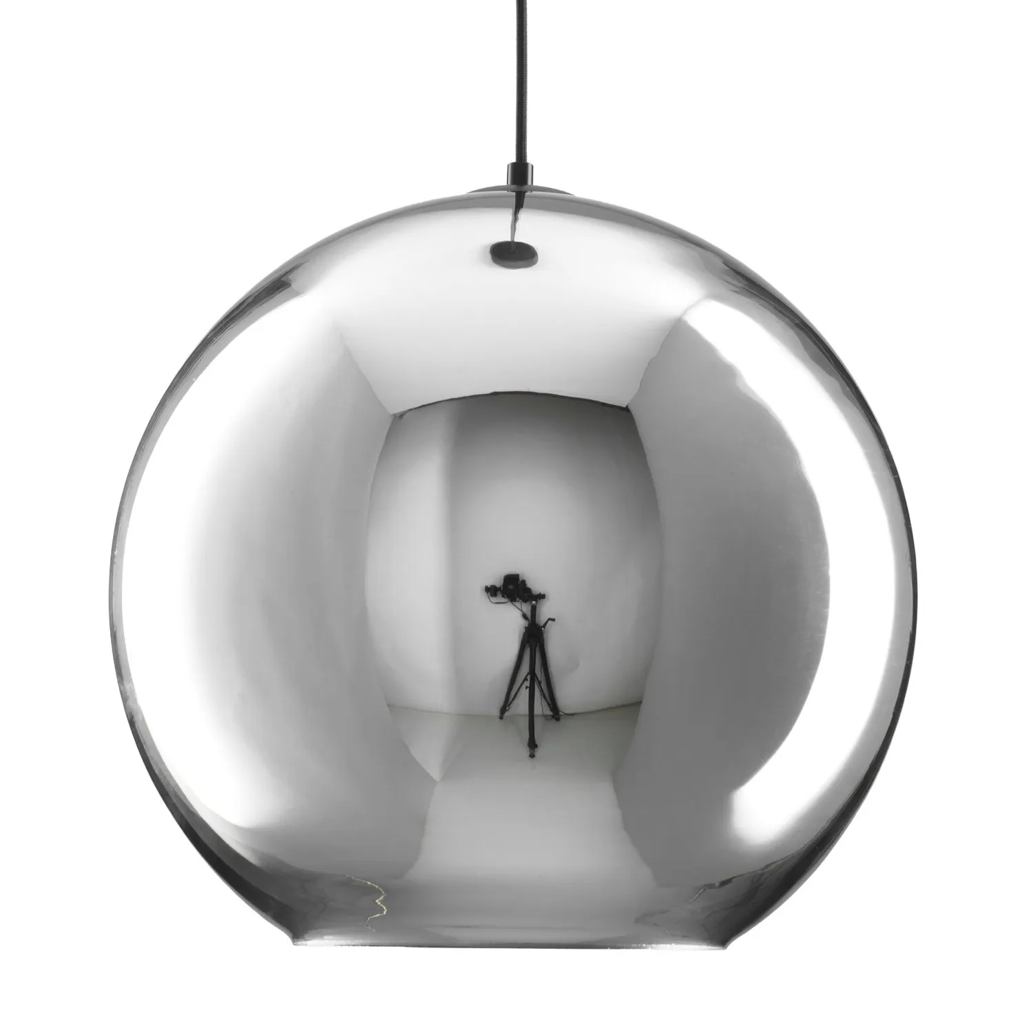 Lampa wisząca MIRROR GLOW - L chrom 40 cm - obrazek 8