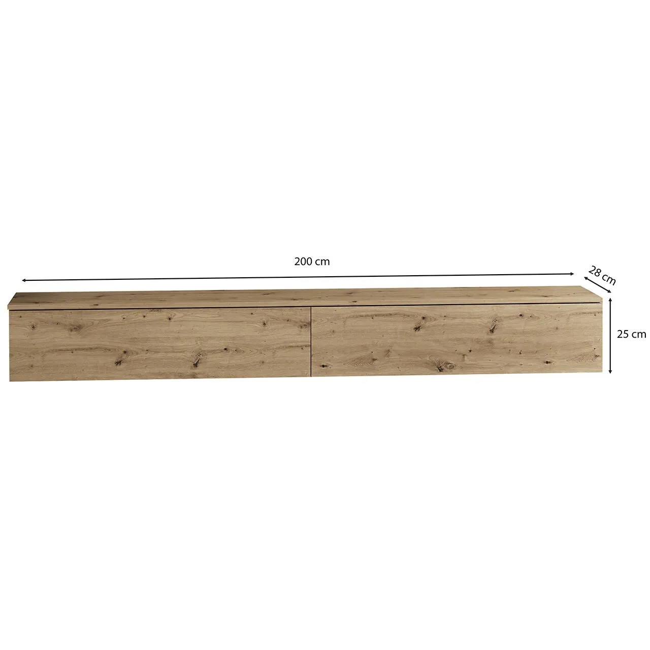 Komoda RTV 200 FIGO 01 dąb artisan - obrazek 3