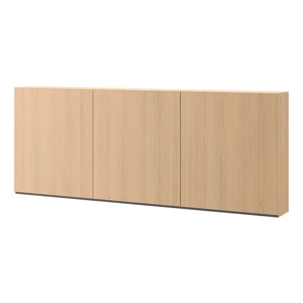 Szafka wisząca 3D dąb vincenza bielona WOOW WO06