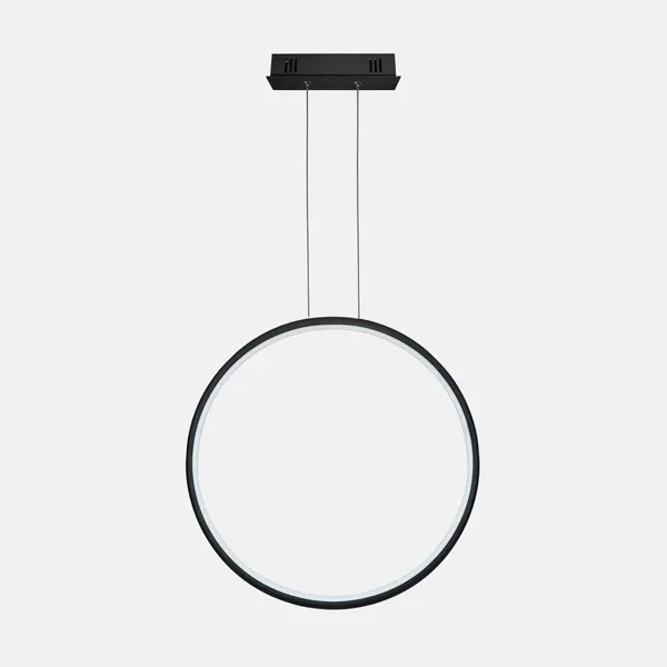Lampa wisząca Ledowe Okręgi No.1 X 80cm 3k 43W czarny