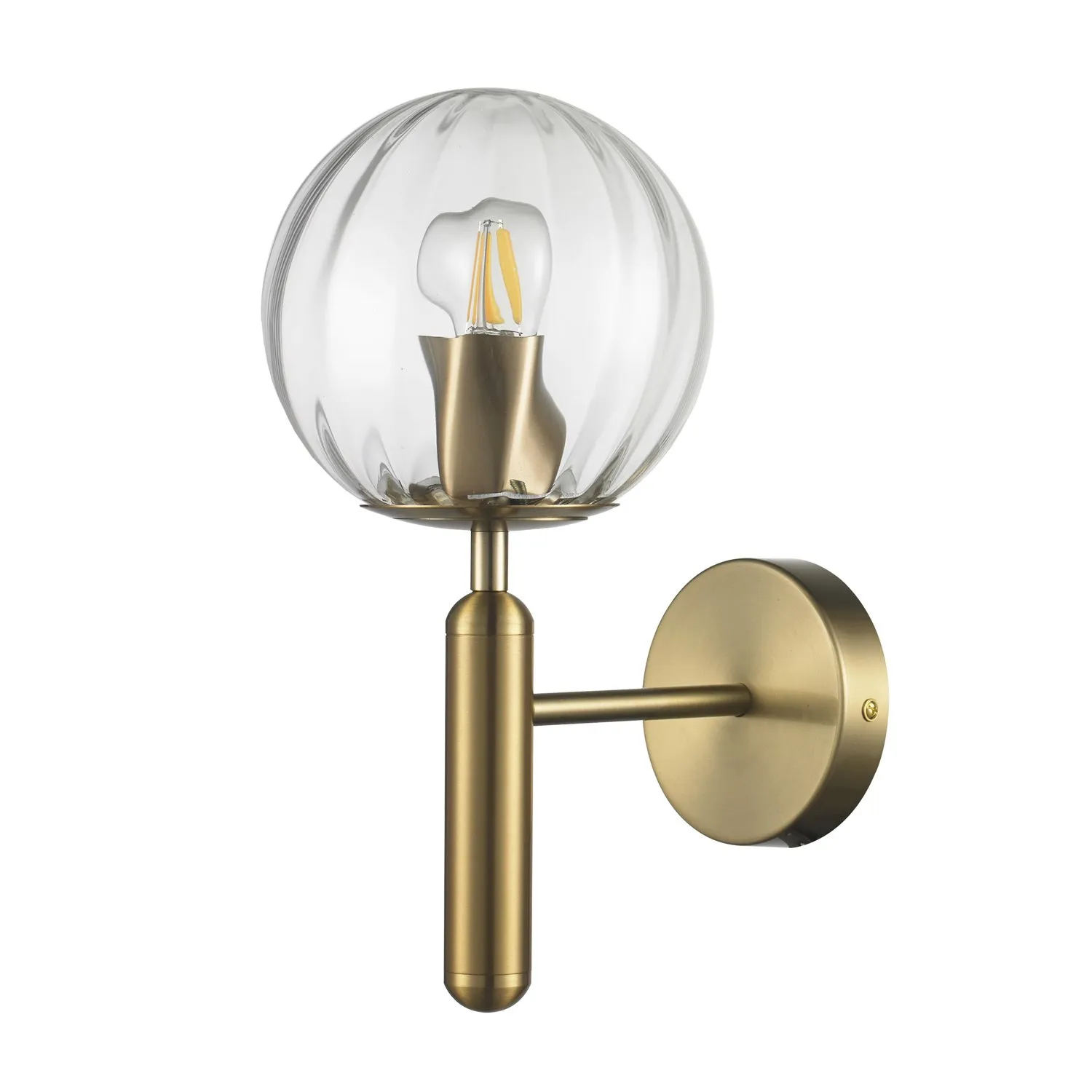 Lampa ścienna PALLA złota 15 cm - obrazek 2