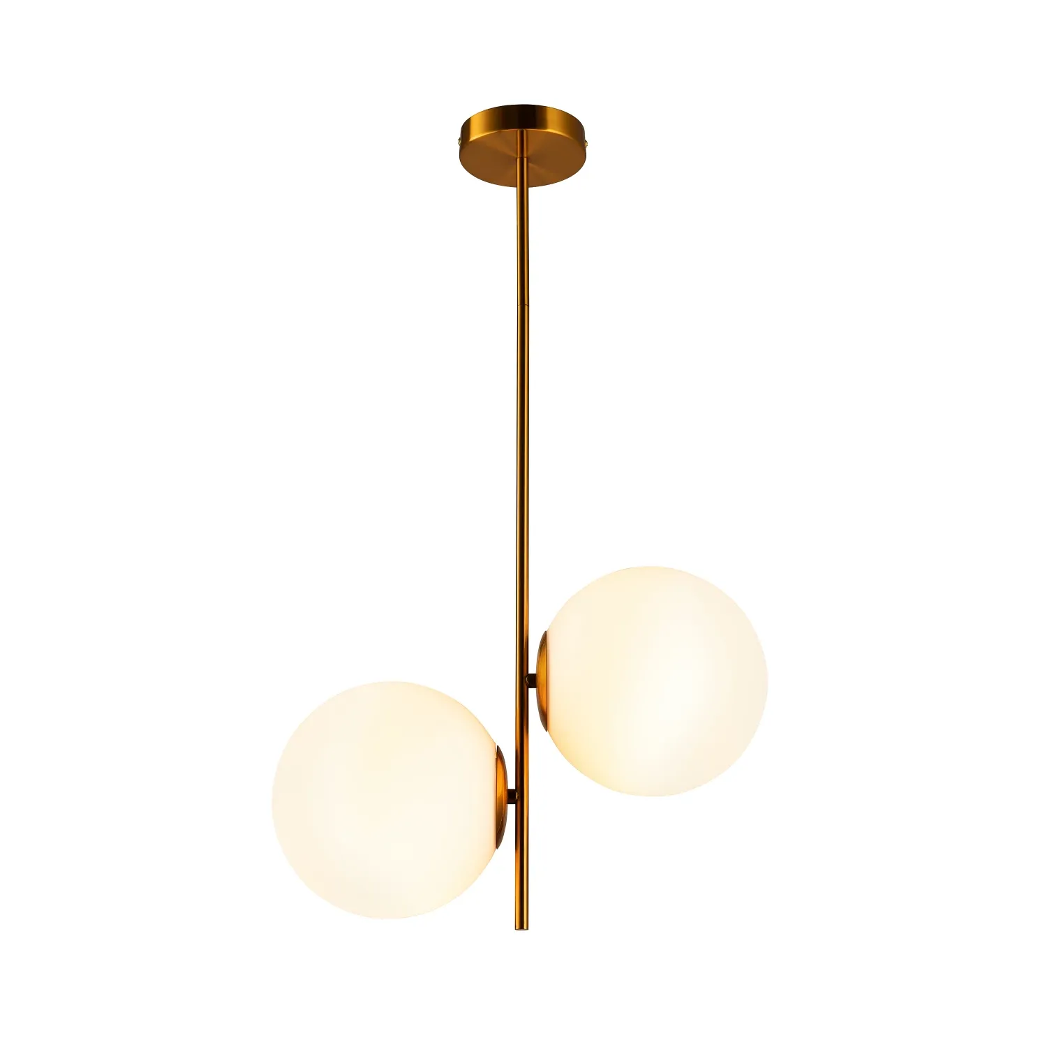 Lampa wisząca VENUS-2 mosiądz 44 cm - obrazek 3
