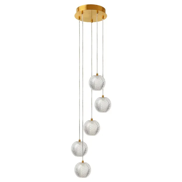 Diamond 5 wisząca złota