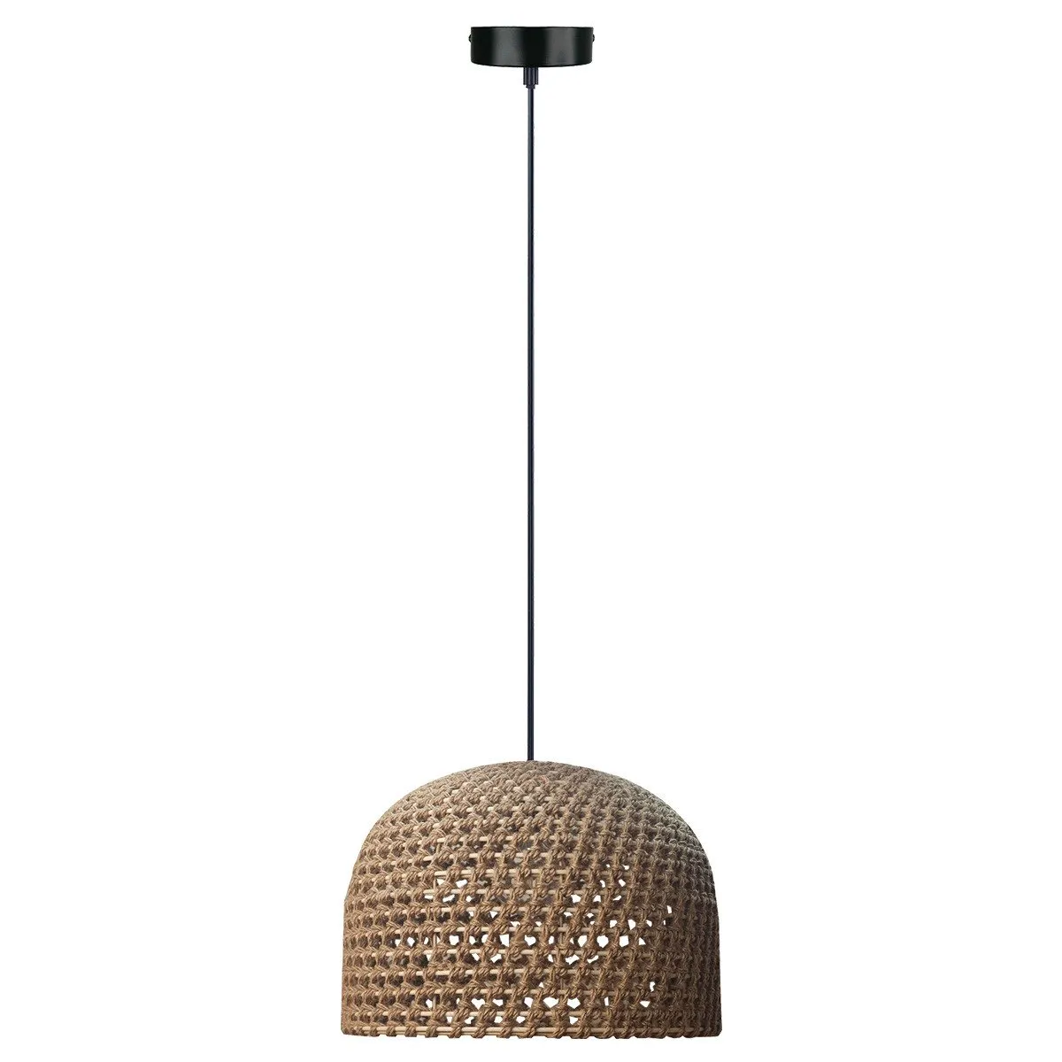 Rattanowa lampa wisząca Kanso 40 cm jasne drewno 1xE27 - obrazek 12