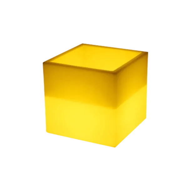 Lampa ogrodowa donica FLOWER CUBE LED RGBW 16 kolorów 40 cm - obrazek 2