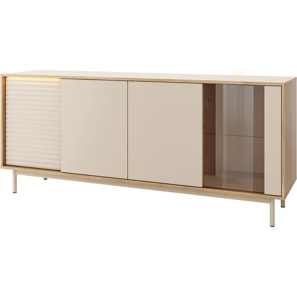 Komoda ZETA 02 dąb olejowany / kaszmir