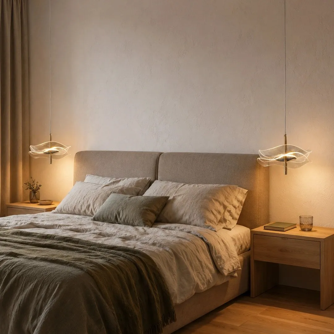 Lampa wisząca Mariposa złota 3000K - obrazek 5