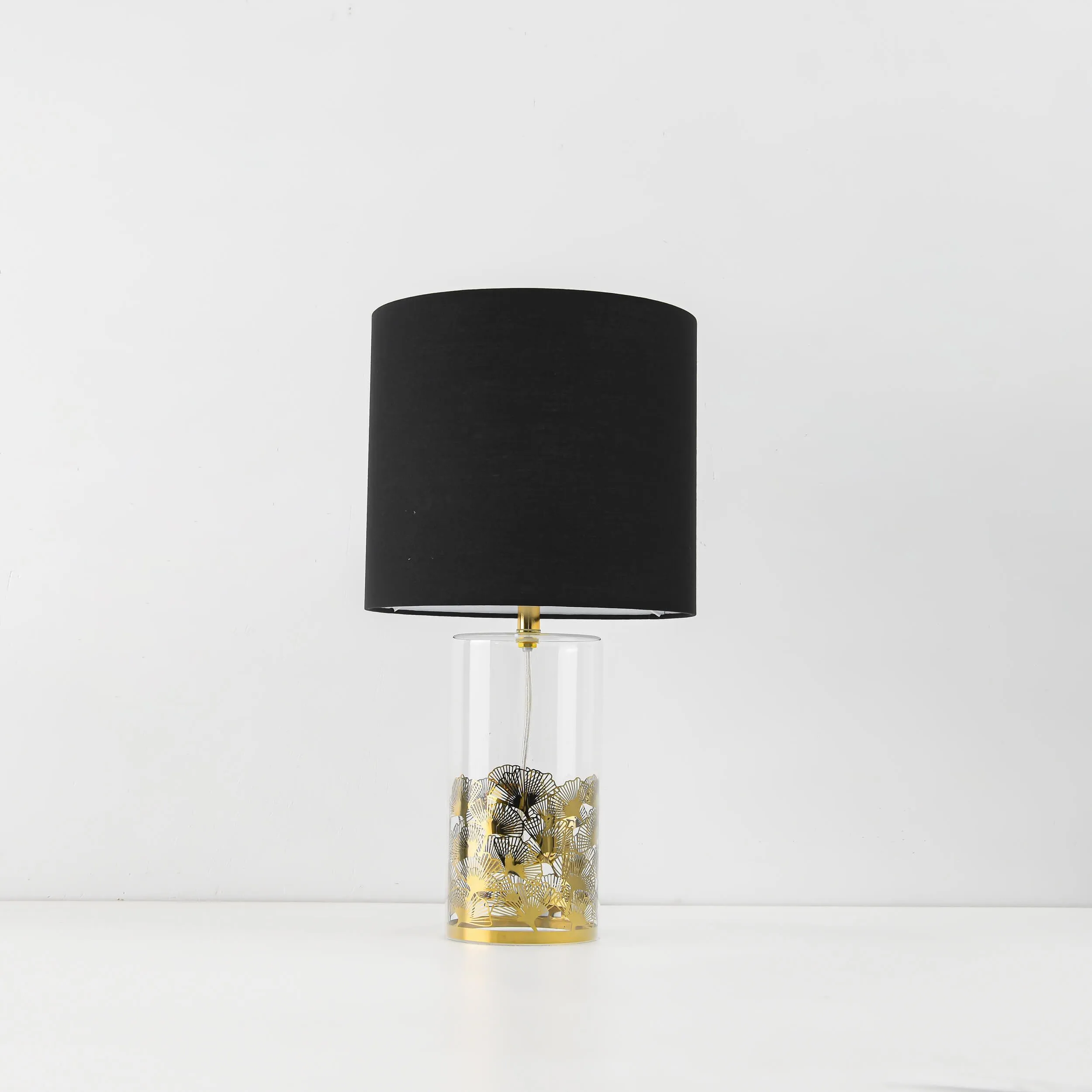Lampa stołowa Sunflower czarno - transparentna 1xE27 - obrazek 5