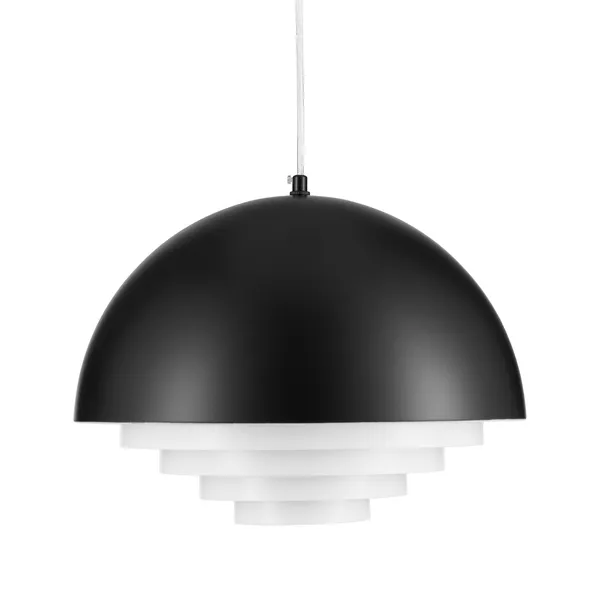 Lampa wisząca DIVERSO  35 cm - czarna matowa