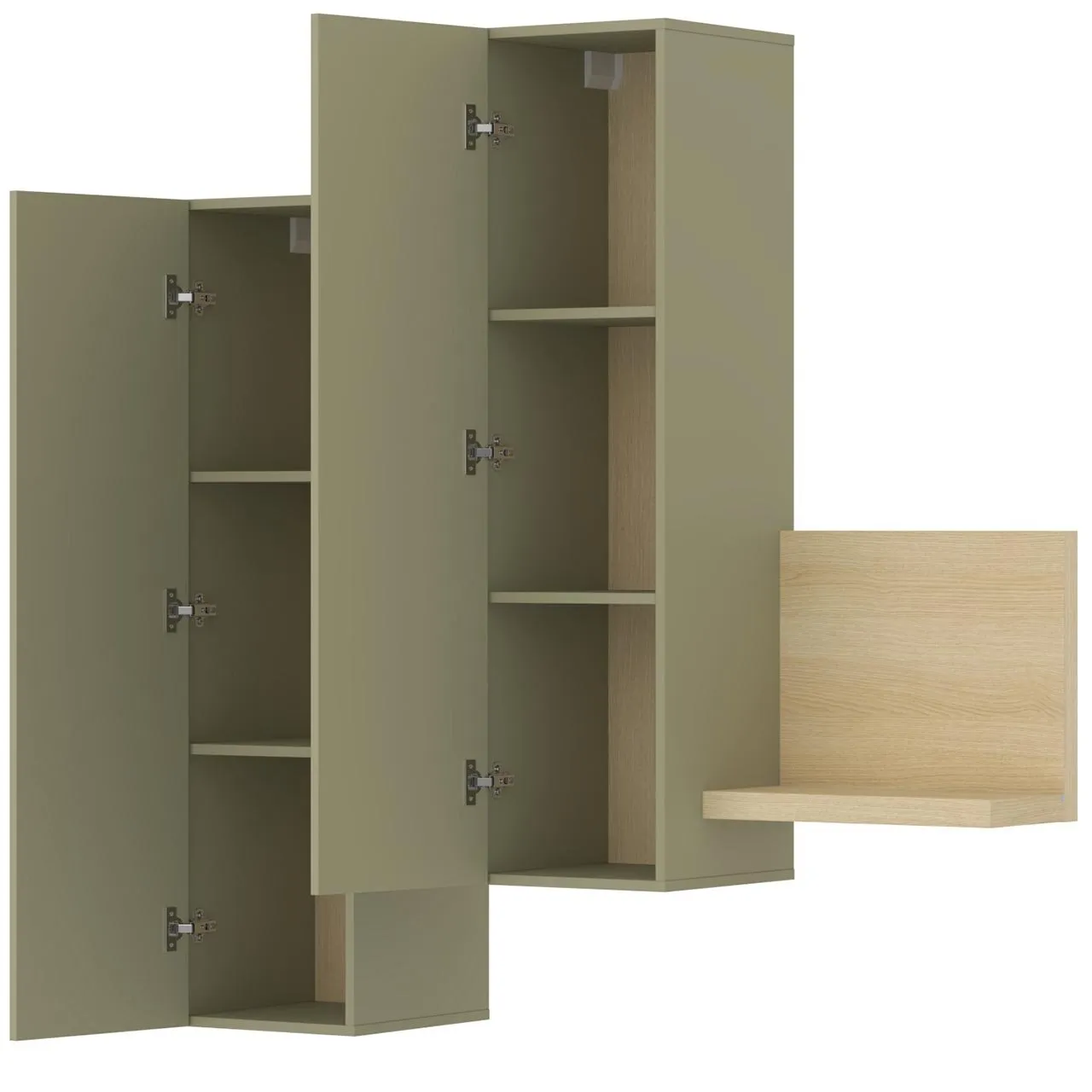 Witryna wisząca TABO BT04 dąb lindberg / eukaliptus - obrazek 5