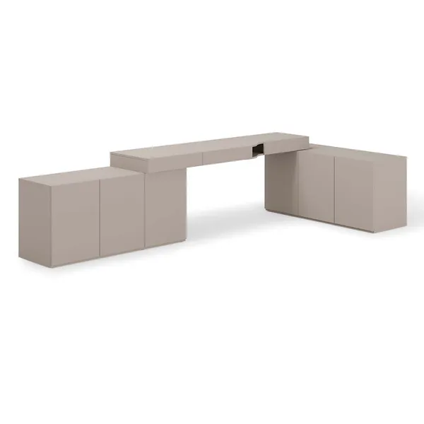 Meble młodzieżowe WOOW SET 07L szampański / clay grey