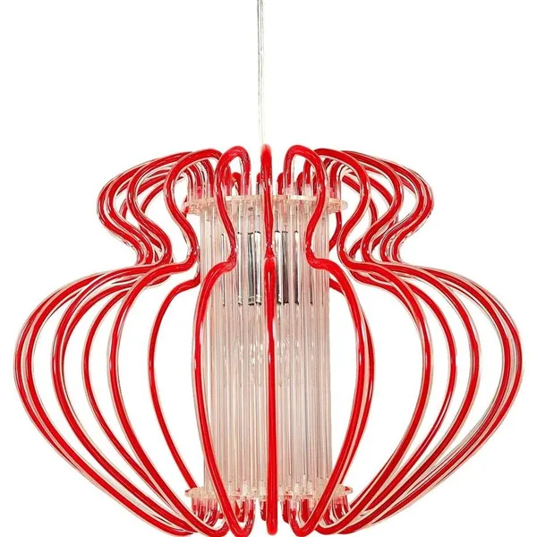 IMPERIA LAMPA WISZĄCA 1X60W E27 520X420 DUŻA CZERWONA PROMOCJA