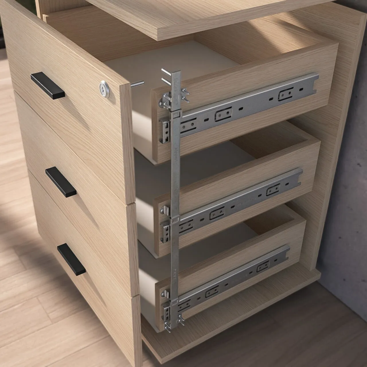 Kontenerek TORIO 07 dąb lindberg - obrazek 9
