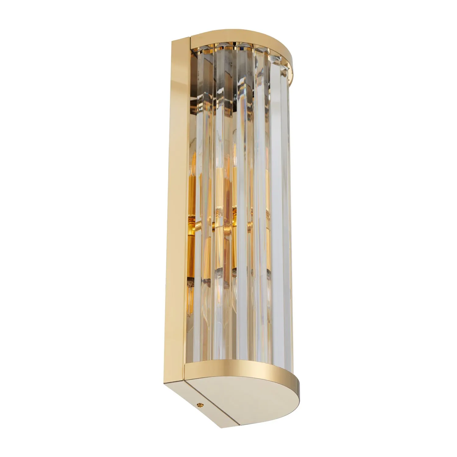 Lampa ścienna EXELLENT kryształowa złota 45 cm - obrazek 9