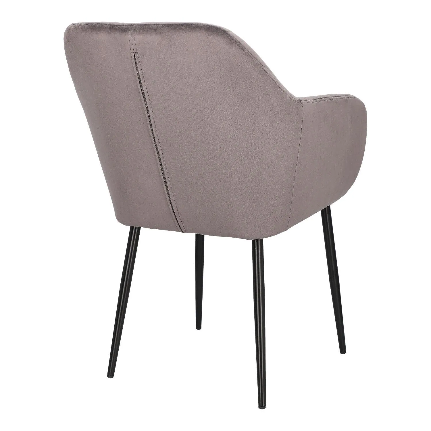 Krzesło Emilia Velvet dark grey/black - obrazek 9
