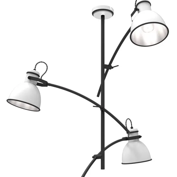 ZUMBA LAMPA WISZĄCA 3X60W E27 BIAŁY+CZARNY