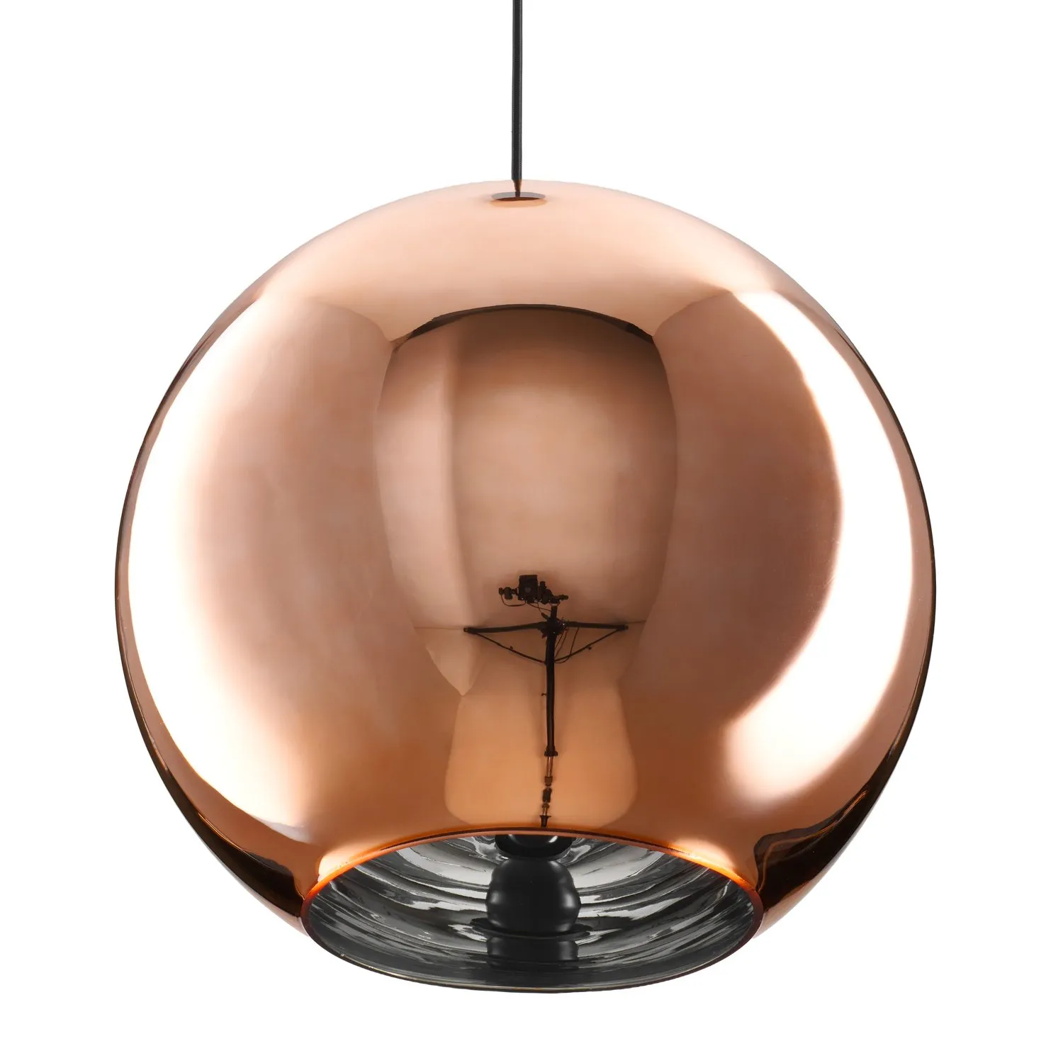 Lampa wisząca MIRROR GLOW - L miedziana 40 cm - obrazek 6
