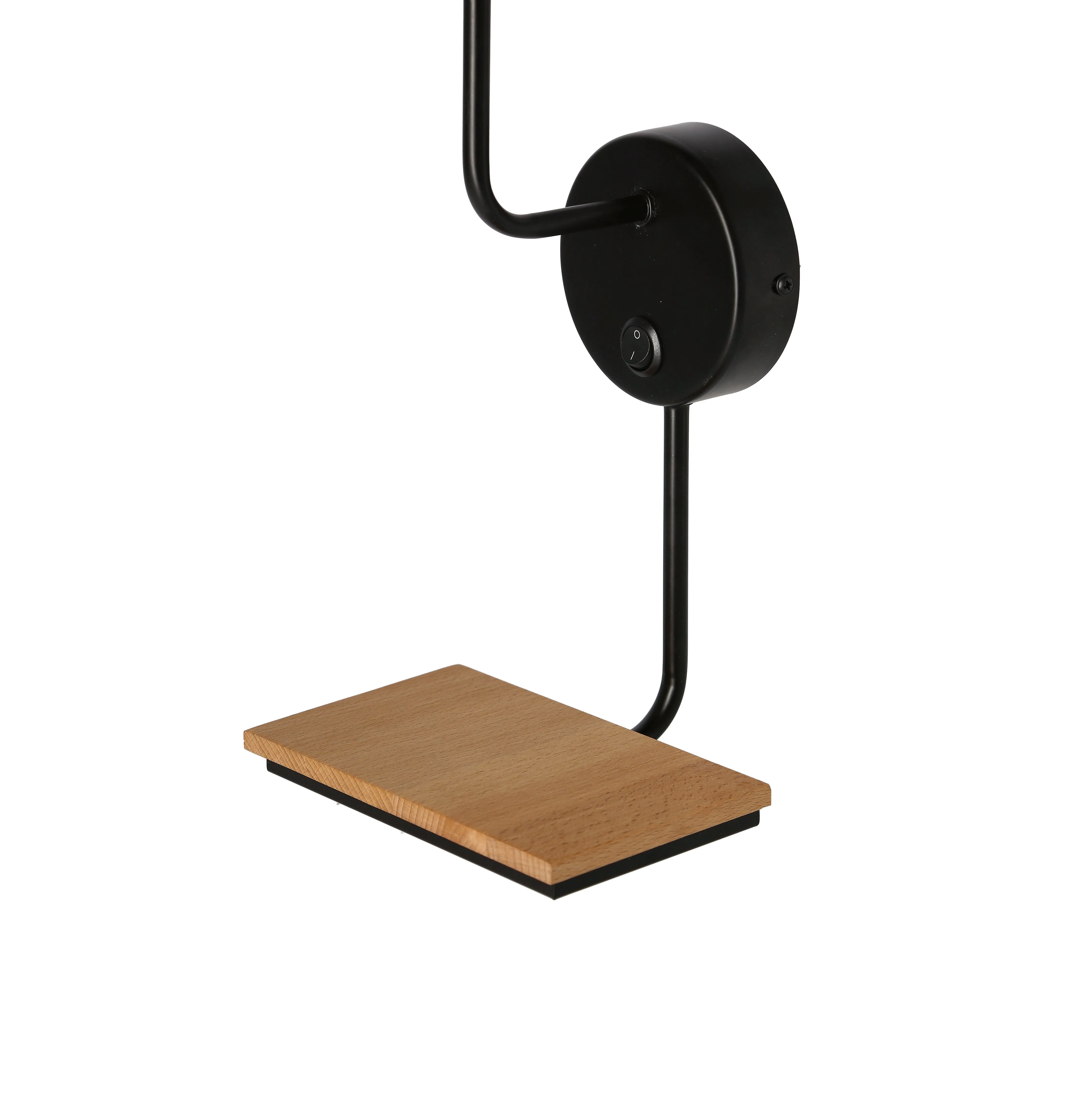 Keto lampa kinkiet czarny 1x40w e14 abażur czarny z włącznikiem - obrazek 3
