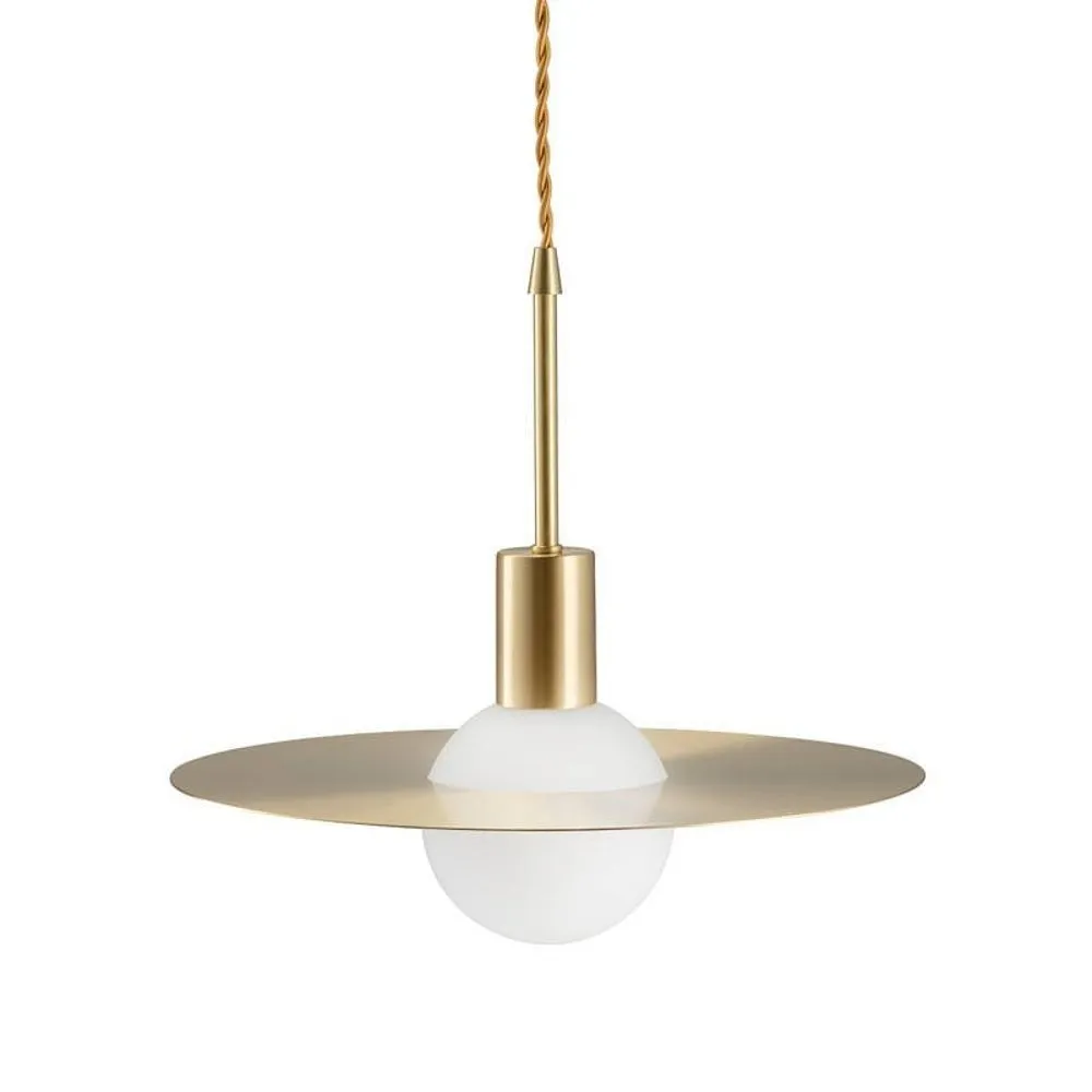 Lampa wisząca JUPITER złota 30 cm - obrazek 7