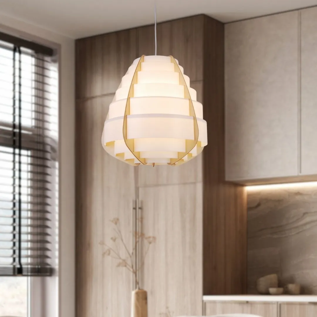 LAMPA WISZĄCA NAGOJA 1 BEŻOWY - obrazek 4
