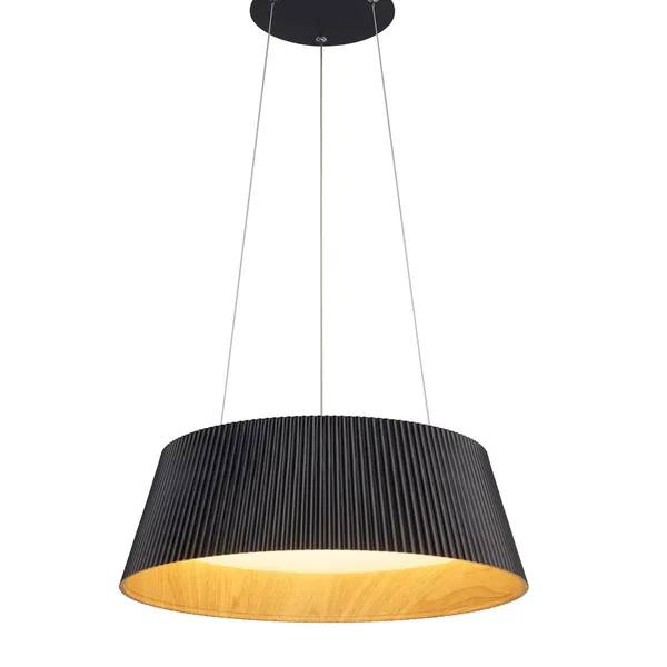 Lampa wisząca FRILL LED czarna 45 cm