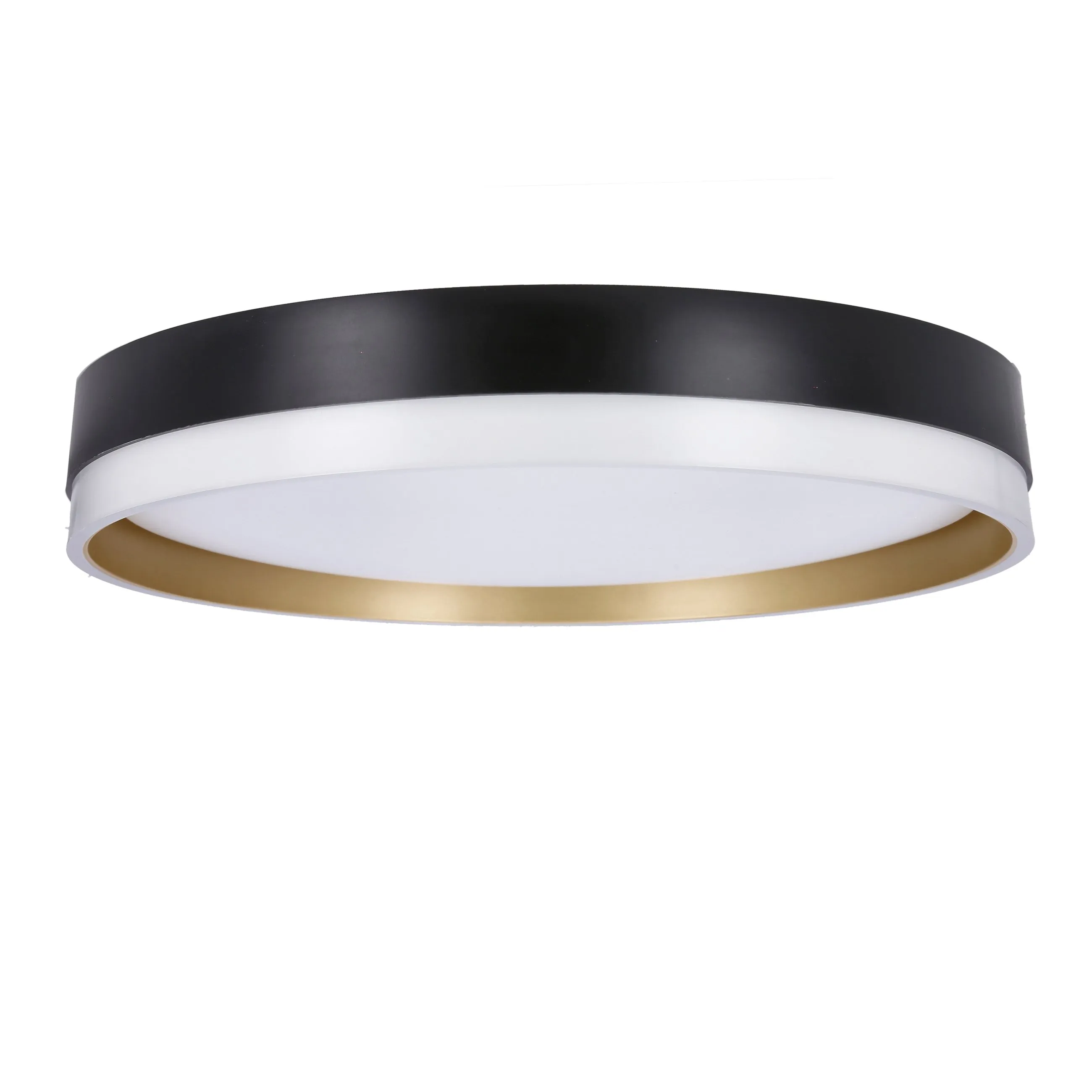 Florida lampa sufitowa plafon biało złoty+czarny 24w led 38 cm klosz biały - obrazek 4