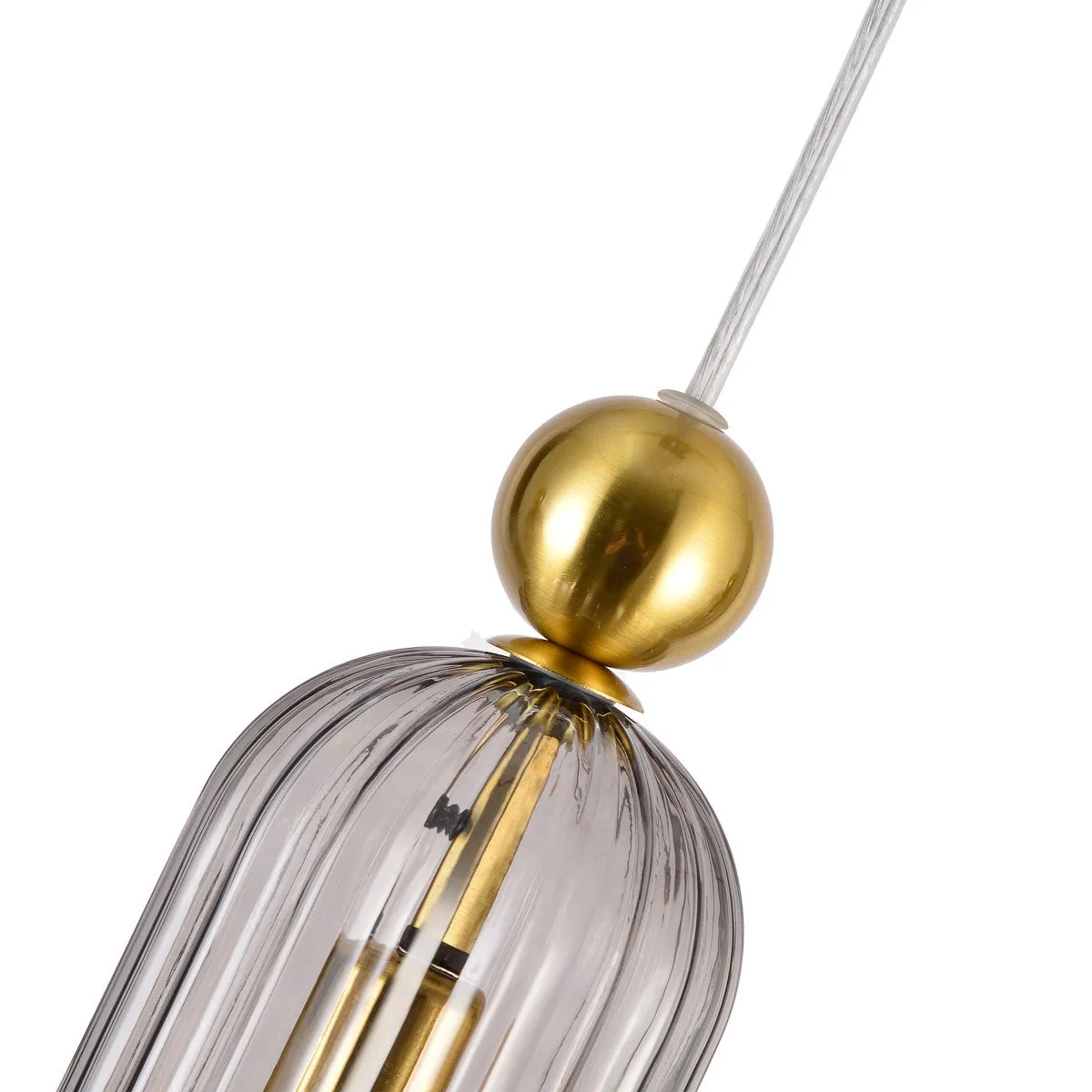 Lampa wisząca Piega 3 smoked 3xE14 - obrazek 6