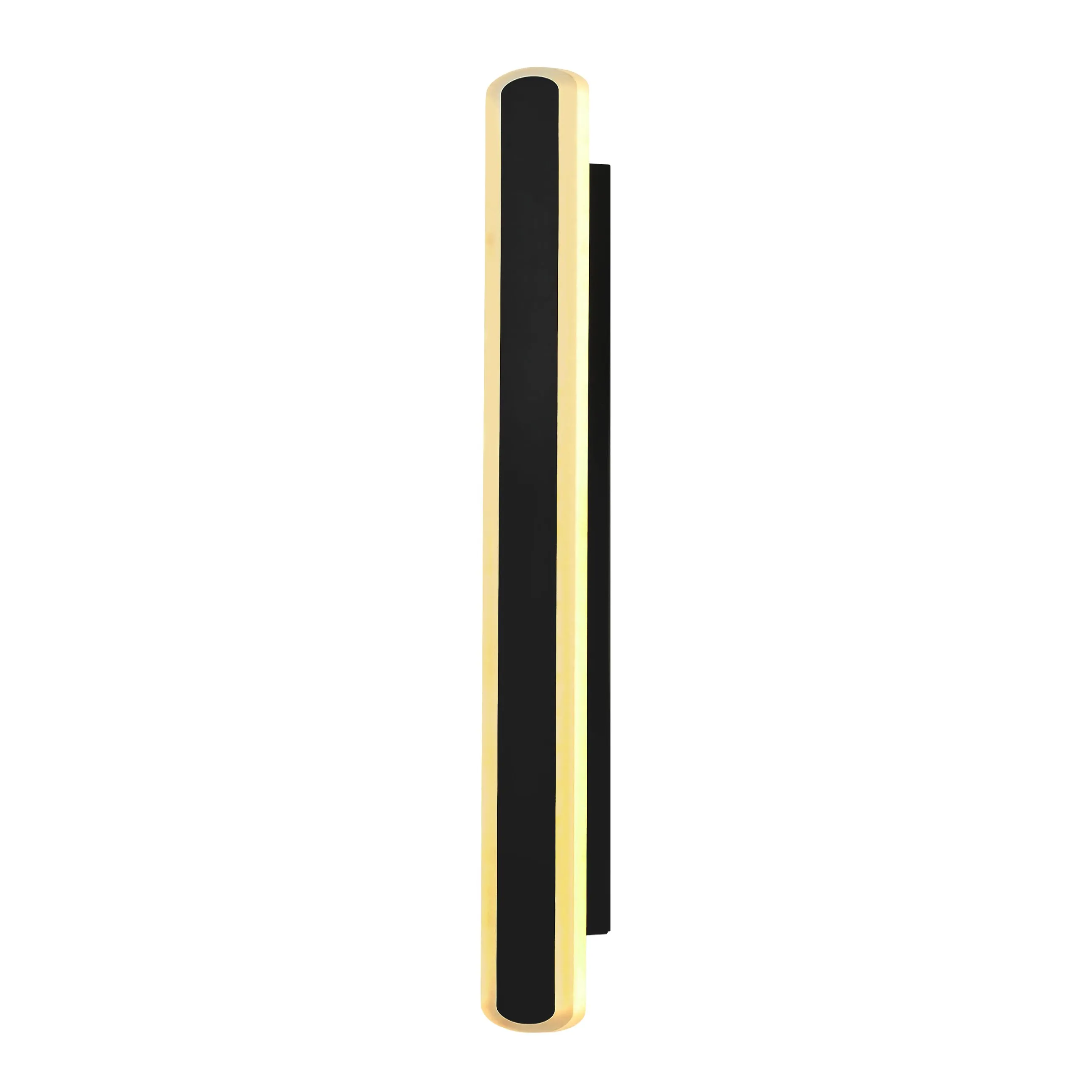 STICK lampa ścienna zewnetrzna L-60 czarny 20W klosz opal IP65