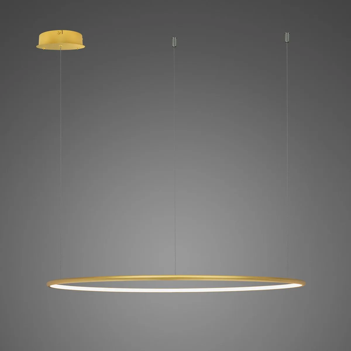 Lampa wisząca Ledowe Okręgi No.1 CO 80cm 2700k złota