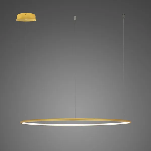 Lampa wisząca Ledowe Okręgi No.1 CO 80cm 2700k złota