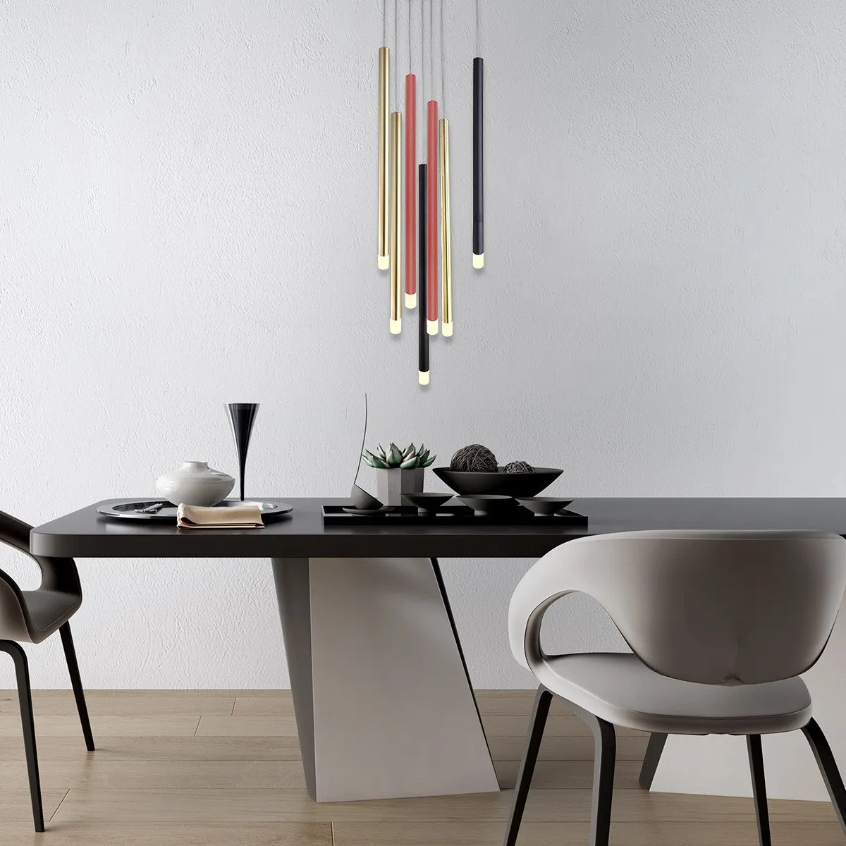 Lampa wisząca Lungo 7 kolor mix 7xG9 - obrazek 4