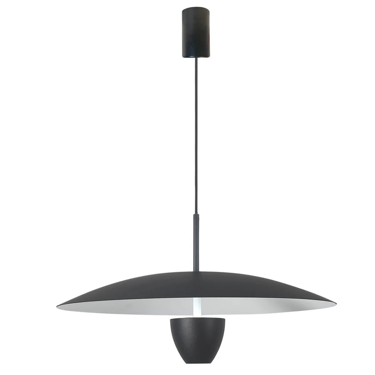 Lampa wisząca Ufo L czarna LED CCT