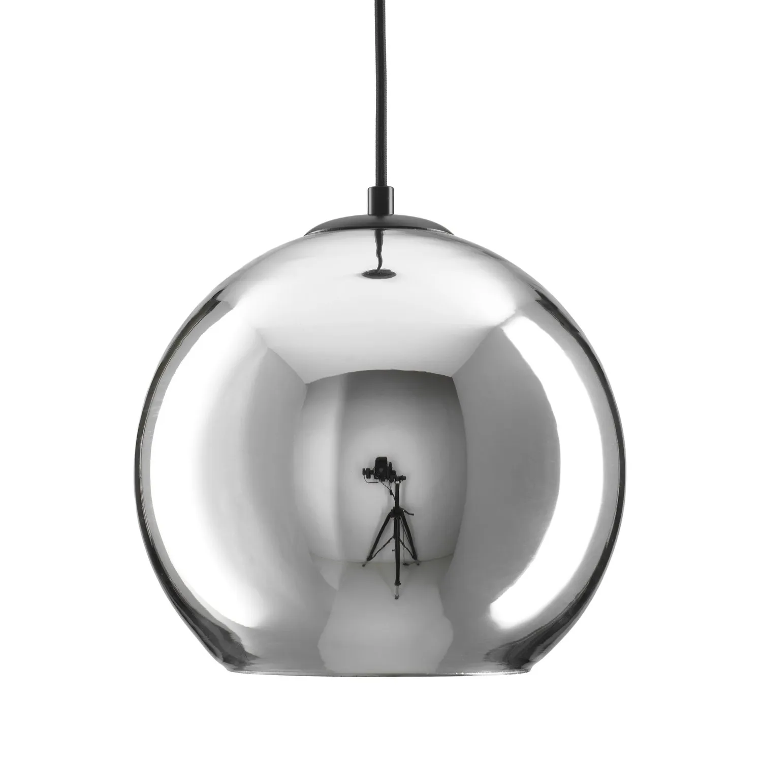 Lampa wisząca MIRROR GLOW - S chrom 25 cm - obrazek 6